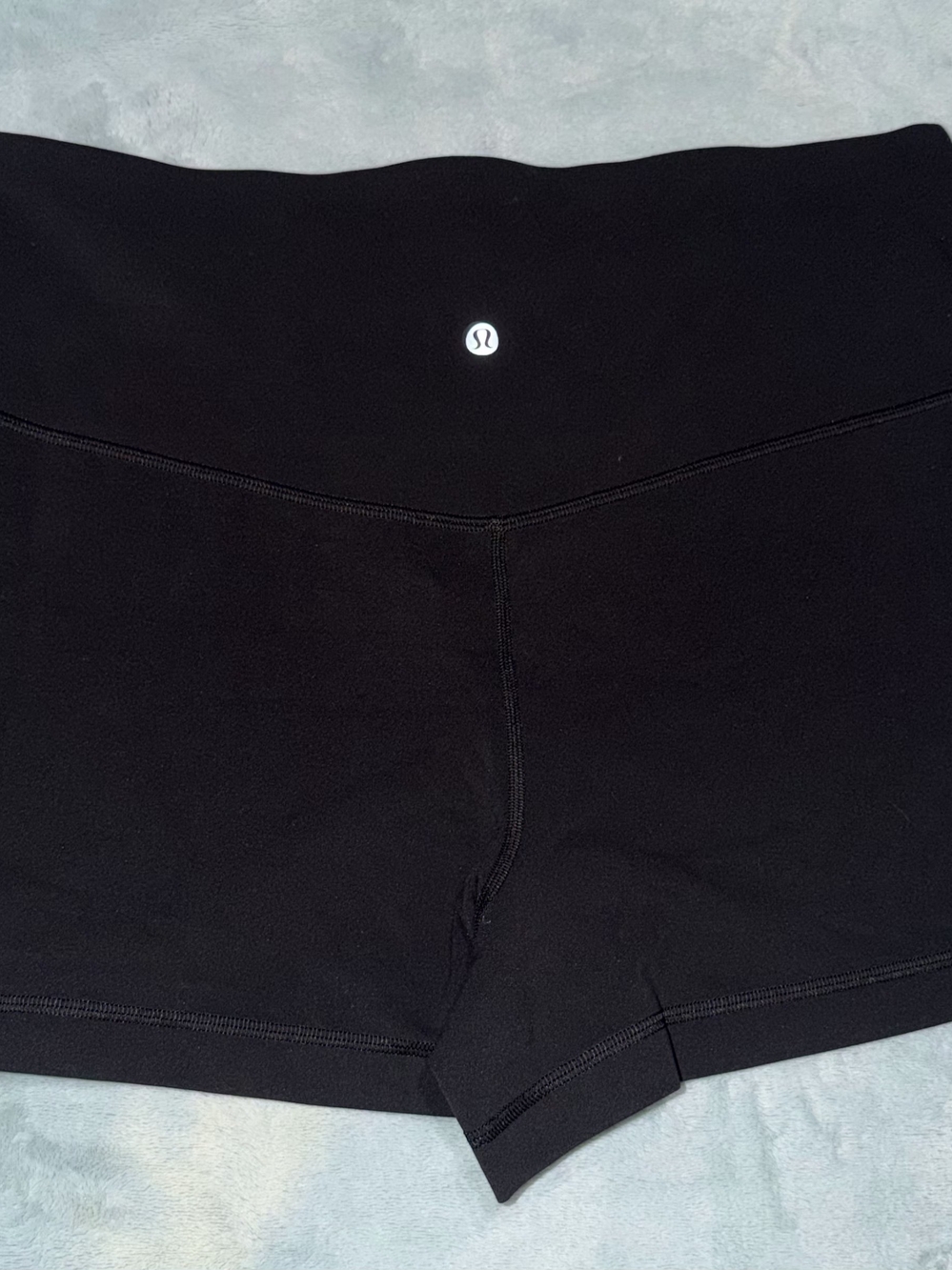 lululemon athletica Black Women's Bike Shorts with Subtle Logo